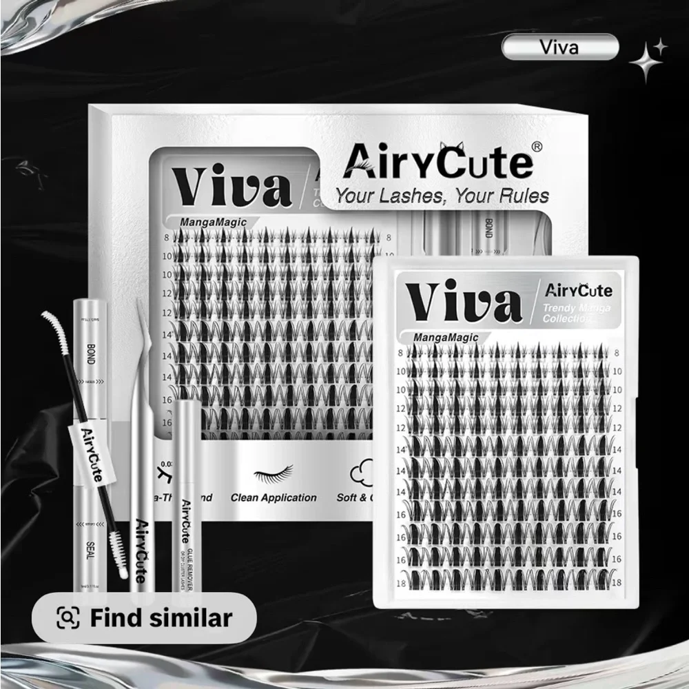 AiryCute Eyelash Extensions - Black - Picture 1 of 7